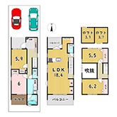 新築一戸建　北区紫竹西北町Ⅱ　京都市北区不動産